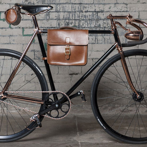 fixed gear bag Griswold Frame Bag Pink / Nickel / Red